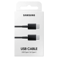 USB kabelis originalus Samsung EP-DA705BBEGWW Type-C-Type-C 1.0m pakuotėje juodas
