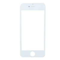 LCD stikliukas Apple iPhone 5 su rėmeliu ir OCA baltas