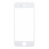 LCD stikliukas Apple iPhone 5S / SE su rėmeliu ir OCA baltas