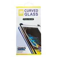 LCD apsauginis stikliukas 9D Curved Full Glue Samsung G985 S20 Plus juodas