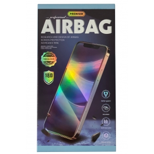 LCD apsauginis stikliukas 18D Airbag Shockproof Samsung A715 A71 juodas