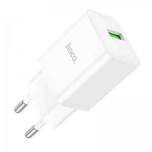 Įkroviklis buitinis Hoco N26 USB-A Quick Charge 3.0 18W baltas