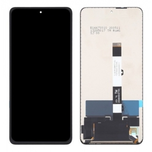 Ekranas Xiaomi Poco X3 / Poco X3 NFC su lietimui jautriu stikliuku originalus Black (service pack)