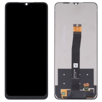Ekranas Xiaomi Redmi 10C / Poco C40 su lietimui jautriu stikliuku juodas