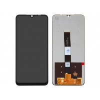 Ekranas Xiaomi Redmi 9A / 9C / 9AT su lietimui jautriu stikliuku juodas HQ