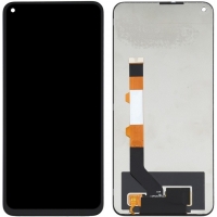Ekranas Xiaomi Redmi Note 9T 5G su lietimui jautriu stikliuku juodas
