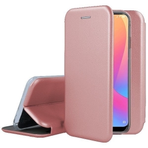 Dėklas Book Elegance Samsung G996 S21 Plus 5G rožinis-auksinis