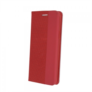 Dėklas Smart Senso Samsung G990 S21 FE 5G raudonas