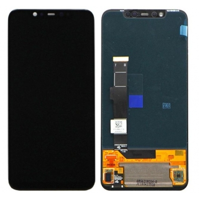 Ekranas Xiaomi Mi 8 su lietimui jautriu stikliuku juodas (refurbished)