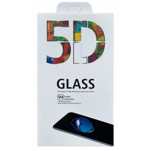 LCD apsauginis stikliukas 5D Full Glue Samsung A125 A12 / A326 A32 5G / M326 M32 5G lenktas juodas