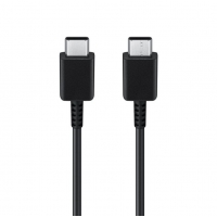 USB kabelis originalus Samsung EP-DA705BBE 25W 3A Type-C-Type-C 1.0m juodas