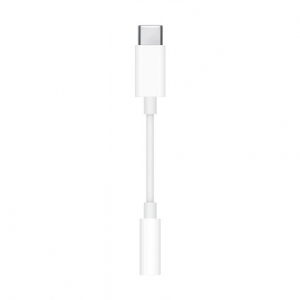 Audio adapteris originalus Apple iš USB-C į 3,5mm MU7E2ZM / A pakuotėje baltas