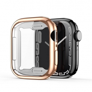 LCD apsauginis stikliukas / dėklas Dux Ducis Samo Apple Watch 41mm rožinis