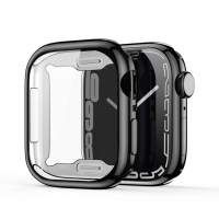 LCD apsauginis stikliukas / dėklas Dux Ducis Samo Apple Watch 44mm juodas