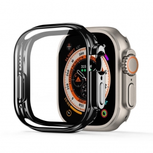 LCD apsauginis stikliukas / dėklas Dux Ducis Samo Apple Watch Ultra 49mm juodas