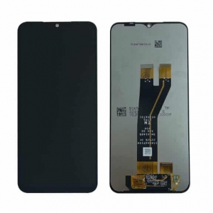 Ekranas Samsung A146 A14 5G su lietimui jautriu stikliuku juodas