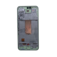 Ekranas Samsung A546 A54 5G su lietimui jautriu stikliuku ir rėmeliu originalus Awesome Lime (service pack)