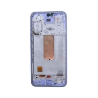 Ekranas Samsung A546 A54 5G su lietimui jautriu stikliuku ir rėmeliu originalus Awesome Violet (service pack)