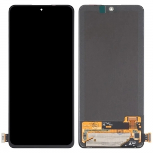 Ekranas Xiaomi Poco X4 Pro 5G su lietimui jautriu stikliuku originalus Black (Refurbished)