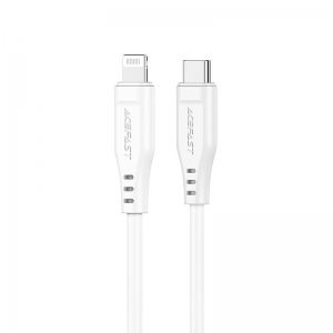 USB kabelis Acefast C3-01 MFi PD30W USB-C to Lightning 1.2m baltas