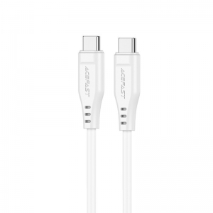 USB kabelis Acefast C3-03 60W USB-C to USB-C 1.2m baltas