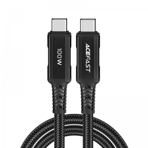 USB kabelis Acefast C4-03 100W USB-C to USB-C 2.0m juodas