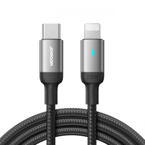 USB kabelis Joyroom S-CL020A10 Type-C to Lightning 20W 1.2m juodas