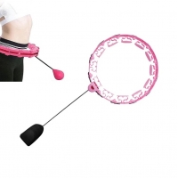 Masažuojantis gimnastikos lankas Smart Hula Hoop HHP008 rožinis