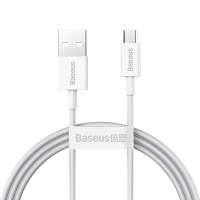 USB kabelis Baseus Superior iš USB į microUSB 2A 1.0m baltas CAMYS-02