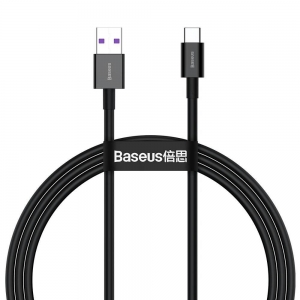 USB kabelis Baseus Superior iš USB į Type-C 66W 1.0m juodas CATYS-01