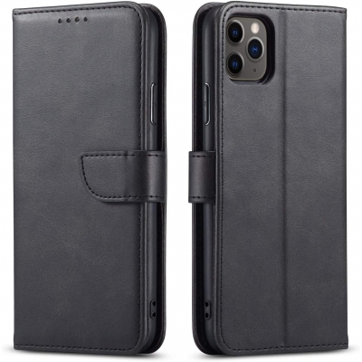 Dėklas Wallet Case Samsung A136 A13 5G / A047 A04s juodas