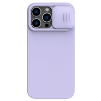 Dėklas Nillkin CamShield Silky Magnetic Silicone Apple iPhone 14 Plus šviesiai violetinis