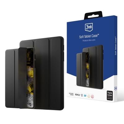 Dėklas 3mk Soft Tablet Case Samsung X810 / X816 Tab S9 Plus juodas