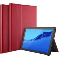 Dėklas Folio Cover Samsung X200 / X205 Tab A8 10.5 2021 raudonas