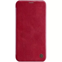 Dėklas Nillkin Qin Leather Samsung A145 A14 4G / A146 A14 5G raudonas