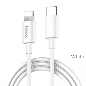 USB kabelis Hoco X36 PD Type-C į Lightning 1.0m baltas