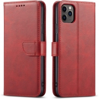 Dėklas Wallet Case Samsung A145 A14 4G / A146 A14 5G raudonas