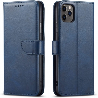Dėklas Wallet Case Samsung A405 A40 mėlynas