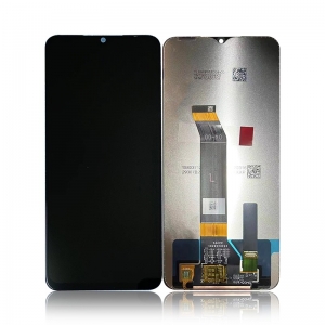 Ekranas Xiaomi Poco M4 5G / Redmi 10 5G / Redmi Note 11E 5G su lietimui jautriu stikliuku juodas (Refurbished)
