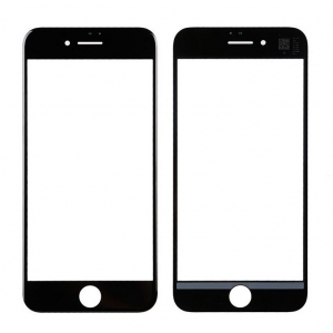 LCD stikliukas Apple iPhone 7 su rėmeliu ir OCA juodas V2