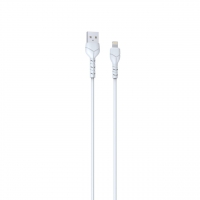 USB kabelis Devia Kintone Lightning 1.0m baltas 5V 2.1A
