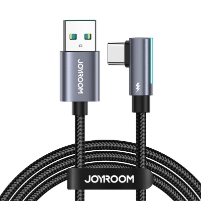 USB kabelis Joyroom S-AC027A17 USB to USB-C 3A 1.2m juodas USB kabelis Joyroom S-AC027A17 USB to USB-C 3A 1.2m juodas