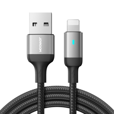 USB kabelis Joyroom S-UL012A10 USB to Lightning 2.4A 1.2m juodas USB kabelis Joyroom S-UL012A10 USB to Lightning 2.4A 1.2m juodas
