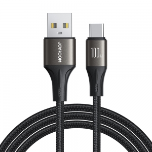 USB kabelis Joyroom SA25-AC6 USB to USB-C 100W 1.2m juodas