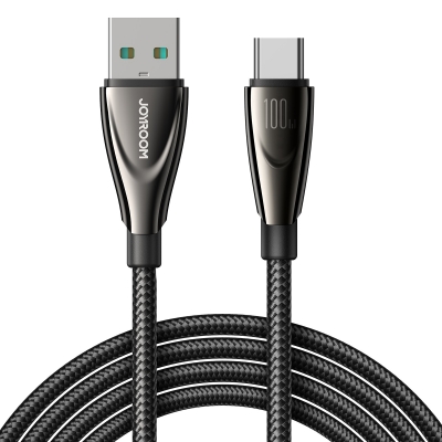 USB kabelis Joyroom SA31-AC6 USB to USB-C 100W 1.2m juodas USB kabelis Joyroom SA31-AC6 USB to USB-C 100W 1.2m juodas