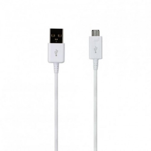 USB kabelis Samsung G920 / G925 S6 / S6 Edge microUSB (EP-DG925UWE) baltas 1.2m