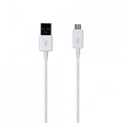 USB kabelis Samsung G920 / G925 S6 / S6 Edge microUSB (EP-DG925UWE) baltas 1.2m