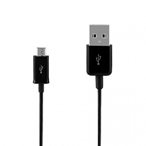USB kabelis Samsung i9300 S3 / N7000 / i9100 microUSB (ECB-DU4EBE) juodas 1.5m