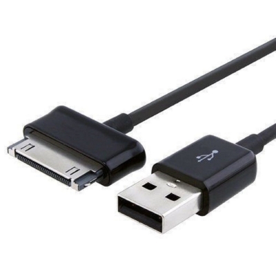 USB kabelis Samsung P1000 Tab 7.0 juodas USB kabelis Samsung P1000 Tab 7.0 juodas