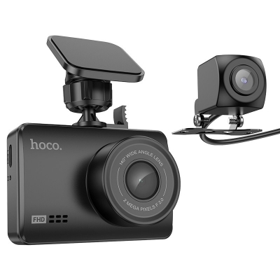 Vaizdo registratorius Hoco DV3 Dual Channel Driving Recorder With Display Vaizdo registratorius Hoco DV3 Dual Channel Driving Recorder With Display